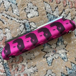 Philip Treacy Andy Warhol Elvis Screen Print clutch